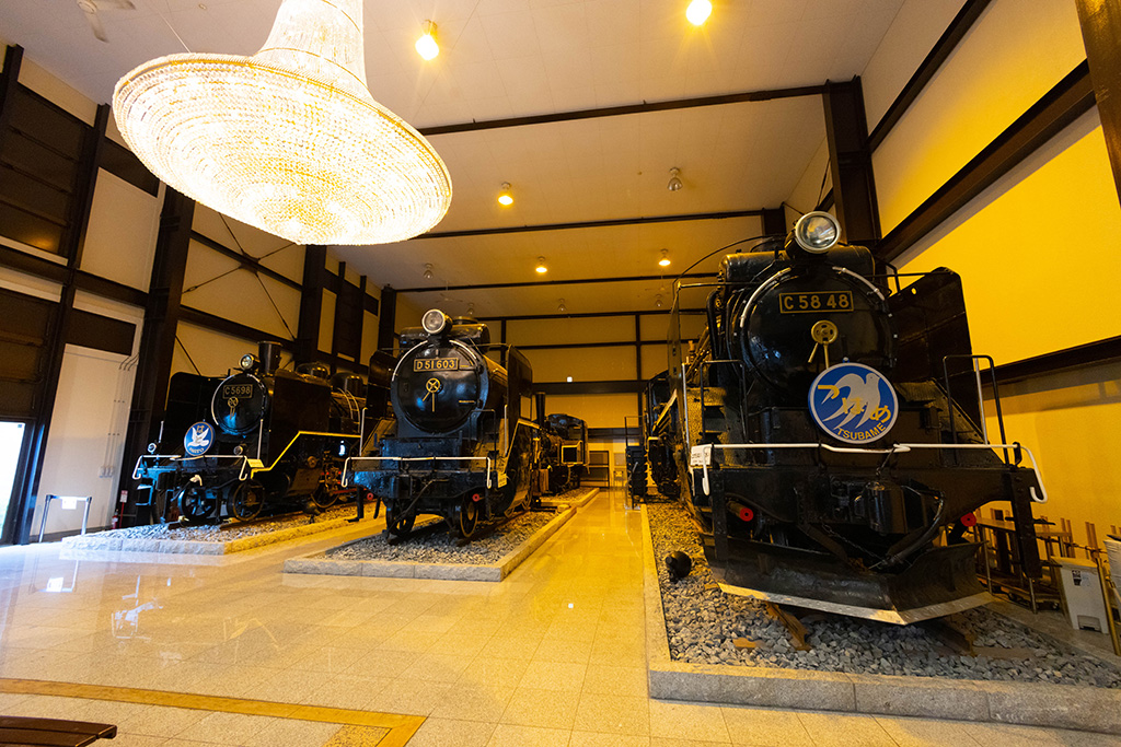 蒸気機関車の展示/ジオラマ京都JAPAN（京都府/京都市）