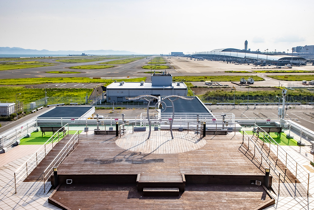 スカイデッキからの眺め/関空展望ホール スカイビュー・スカイミュージアム（大阪府/泉佐野市）