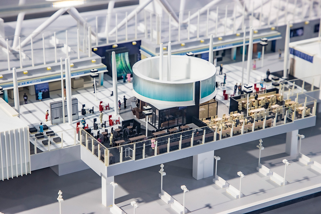 パッセンジャーターミナルビル内の模型/関空展望ホール スカイビュー・スカイミュージアム（大阪府/泉佐野市）