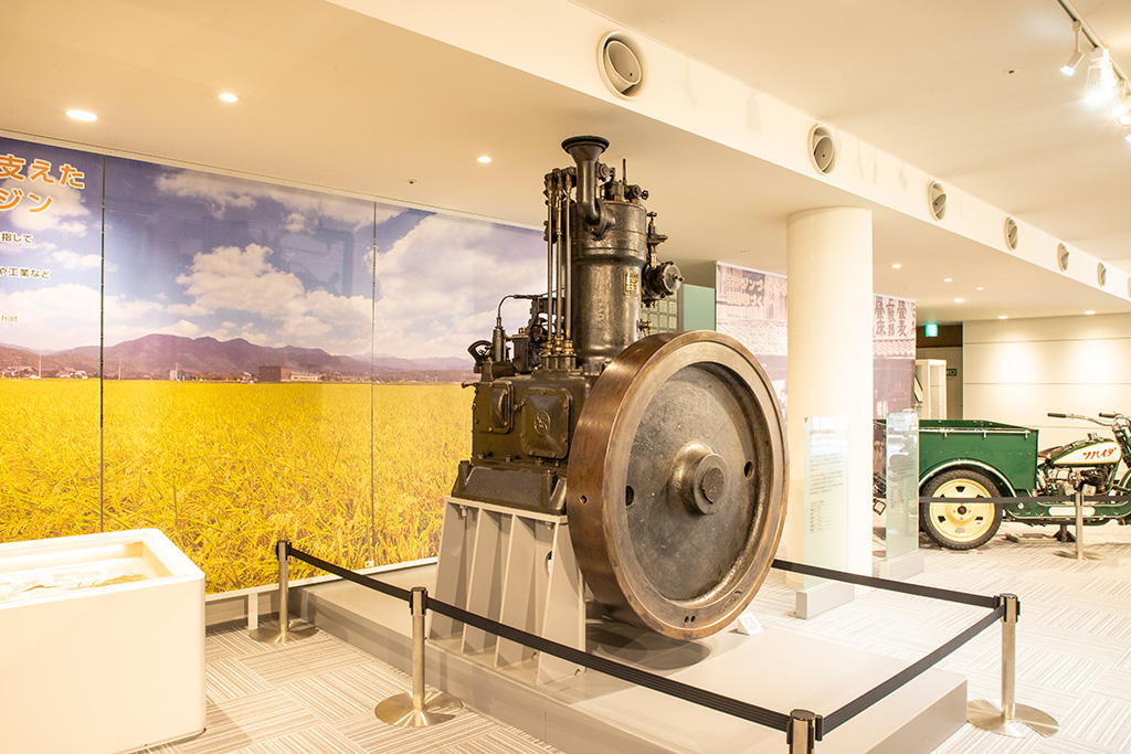 昭和初期に作られた産業用エンジン/ダイハツ史料展示館 Humobility World（大阪府/池田市）
