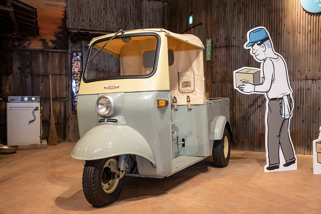 1957年に発売された「ミゼット」/ダイハツ史料展示館 Humobility World（大阪府/池田市）