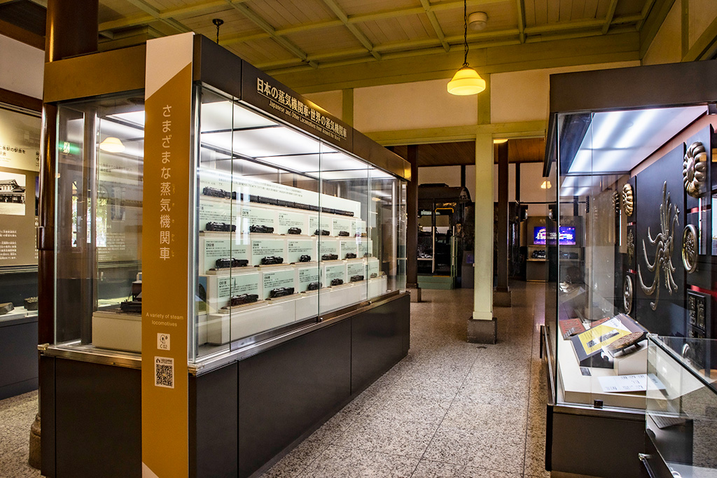 旧二条駅舎の展示/京都鉄道博物館(京都府/京都市)