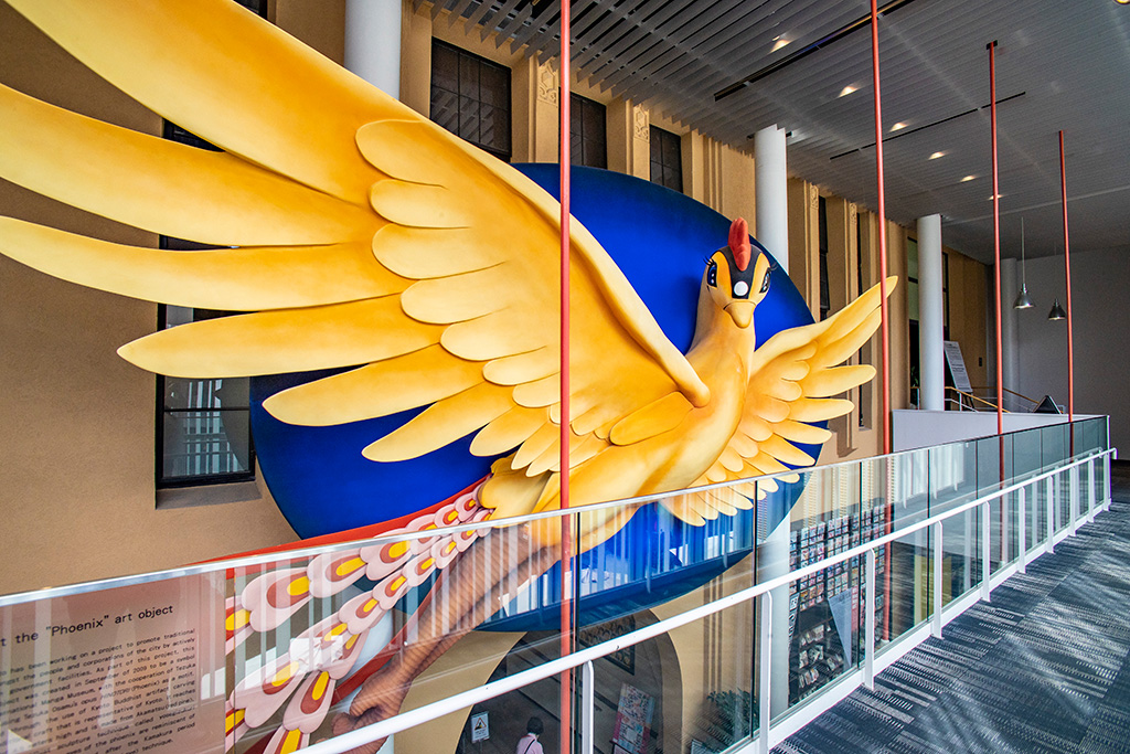 「火の鳥」のオブジェ/京都国際マンガミュージアム(京都府/京都市)