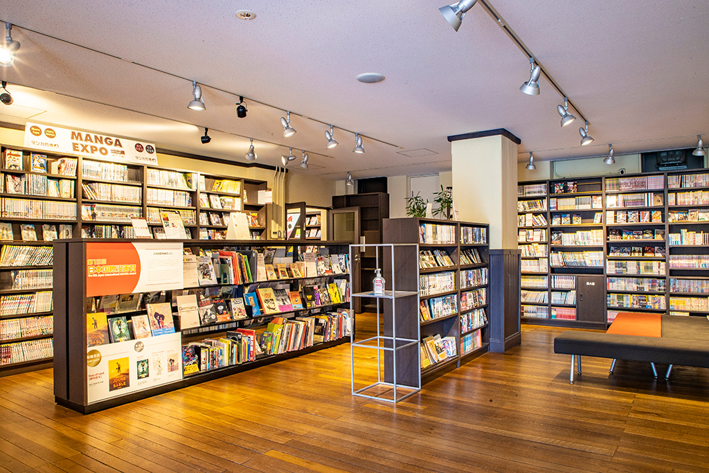 「マンガ万博」のコーナー/京都国際マンガミュージアム(京都府/京都市)