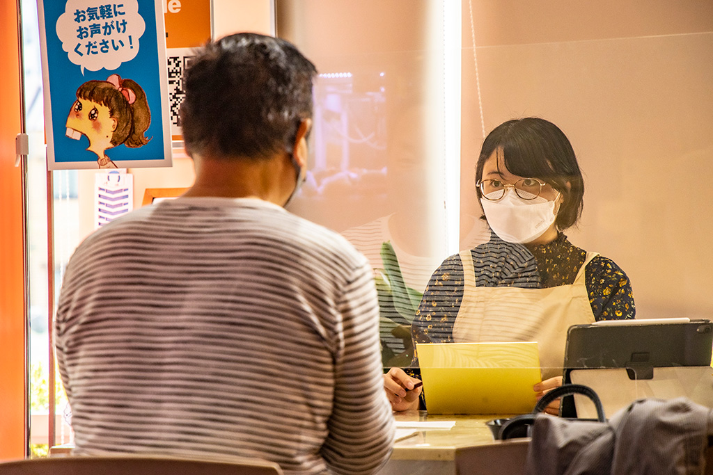 「ニガオエ」のコーナー/京都国際マンガミュージアム(京都府/京都市)