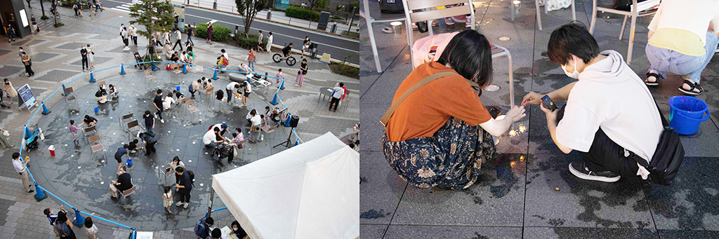 東京ソラマチみんなの線香花火大会（東京都/墨田区）