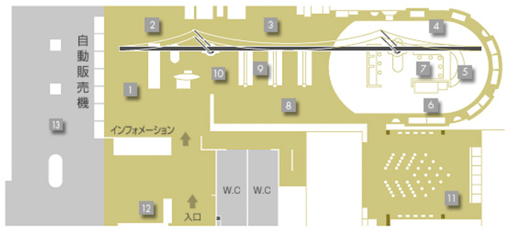 フロアマップ/橋の科学館（兵庫県/神戸市）