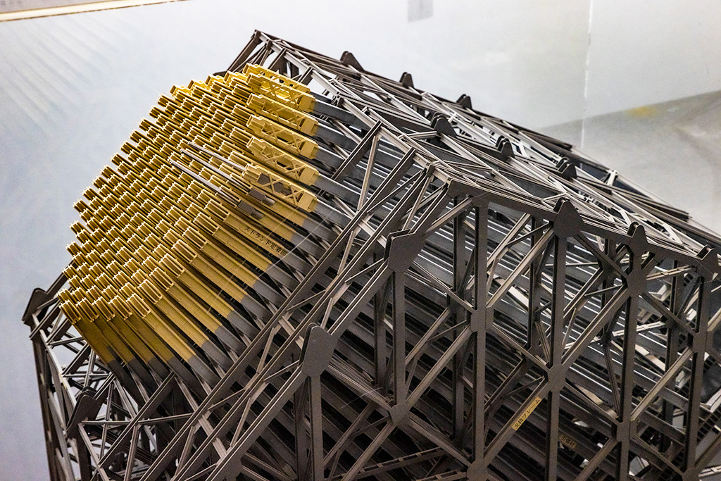 吊り橋を支えるメインケーブル/橋の科学館（兵庫県/神戸市）