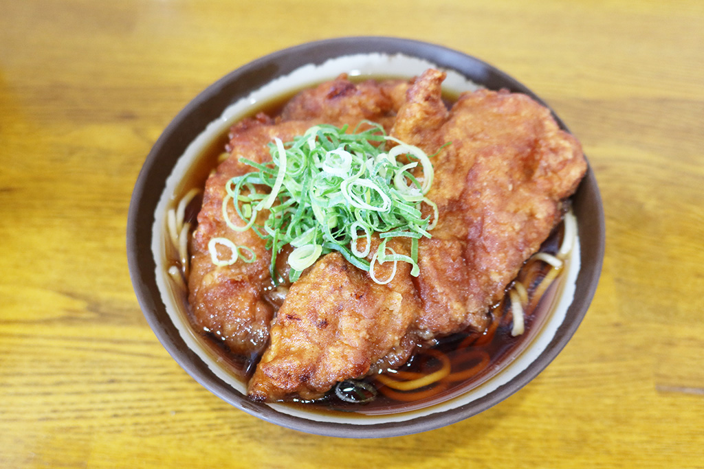 唐揚そば/JR常磐線我孫子駅