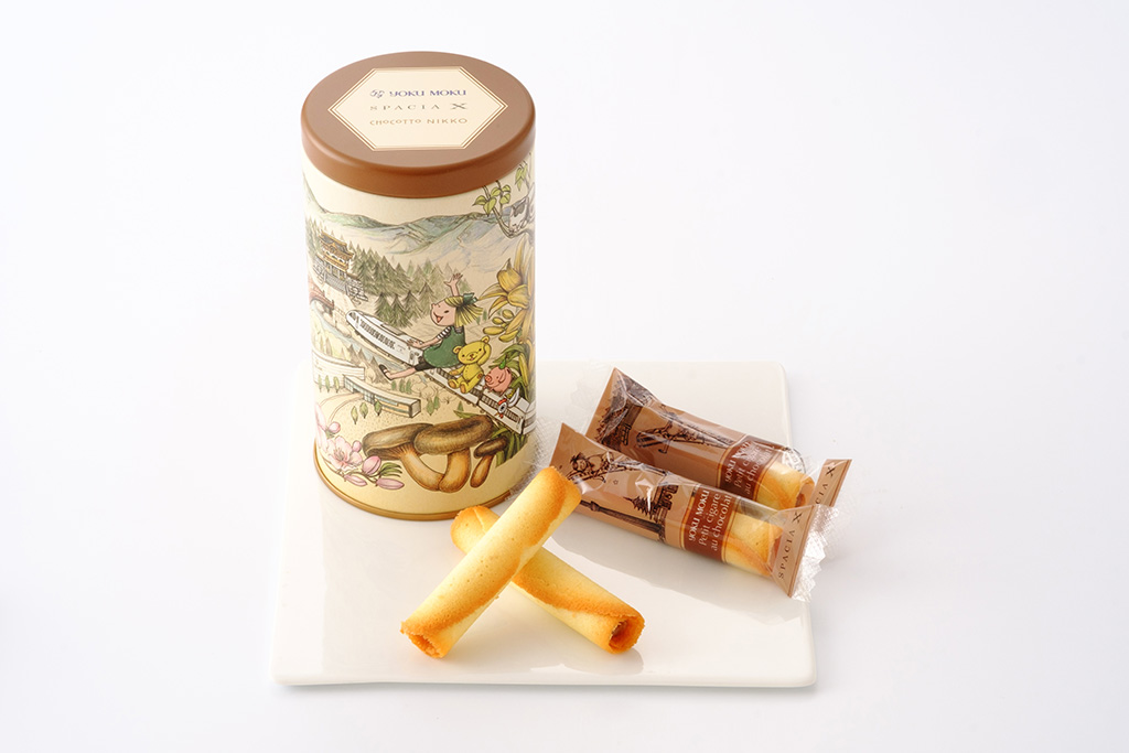 「プティ　シガール　オゥ　ショコラ　SPACIA X缶」/東武鉄道新型特急「スペーシア X」