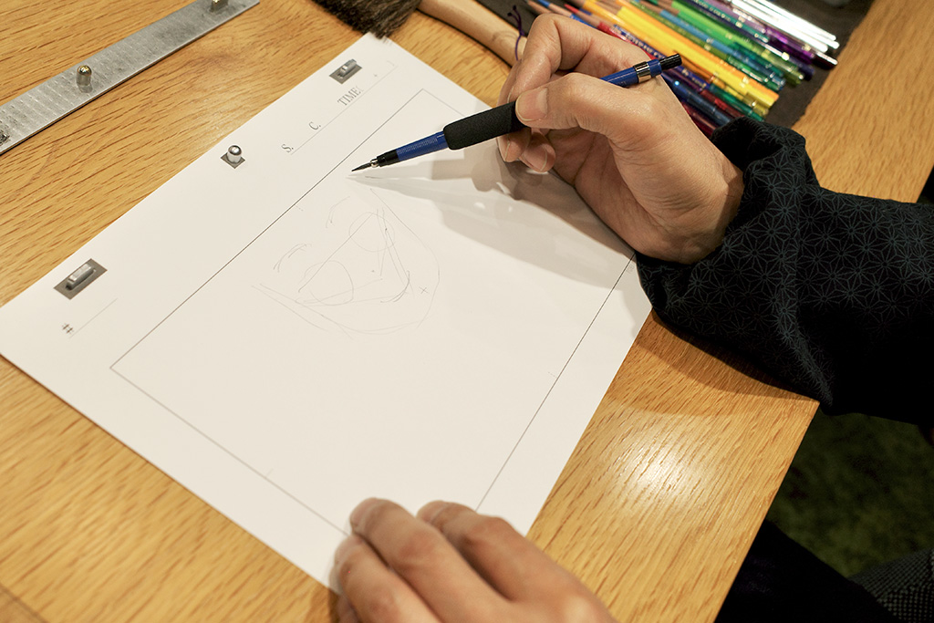 稲上さんのお仕事の様子