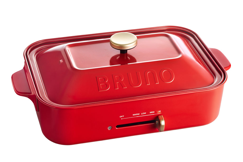 BRUNO コンパクトホットプレート　レッド
