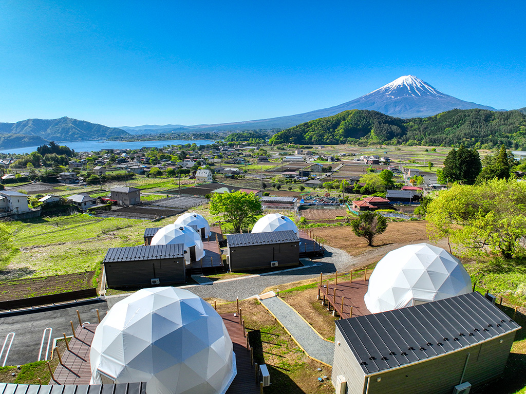 大型ドームテント/グランファーム富士河口湖（山梨県／富士河口湖町）