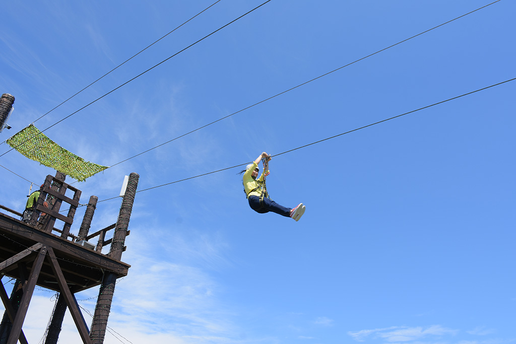 ジップライン/伊豆ぐらんぱる公園(伊豆高原グランイルミ)(静岡県/伊東市)