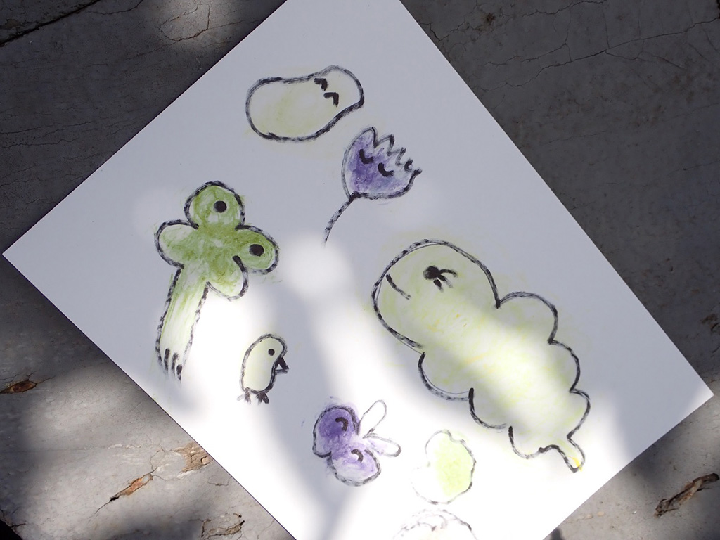 井上さん考案ゲーム「森の色いろ動物園」