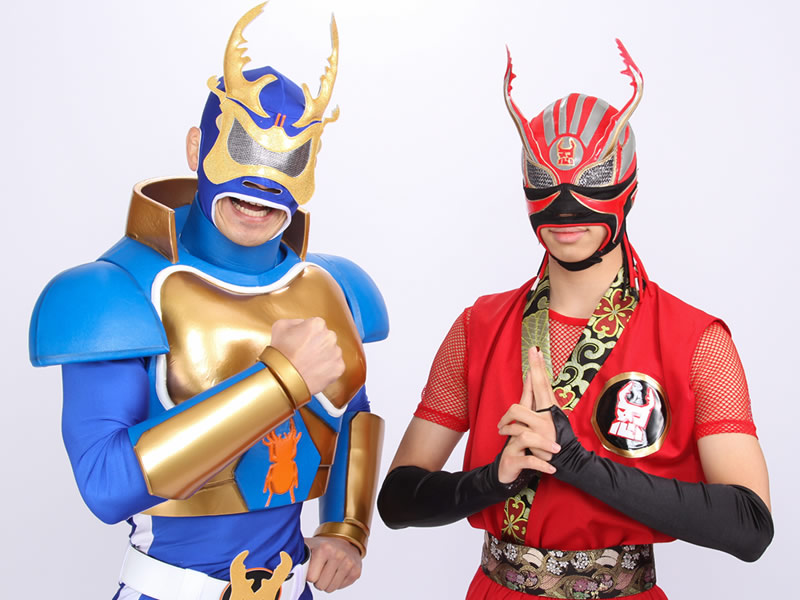 ミヤマ仮面&クワガタ忍者/世界のクワガタ・カブト大集合!(群馬県/みなかみ町)