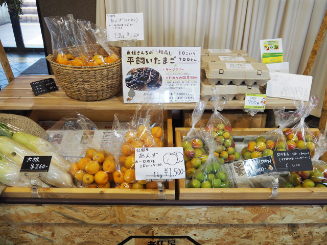 2023年4月にリニューアルオープンした「とれたてマルシェ」/足立区都市農業公園