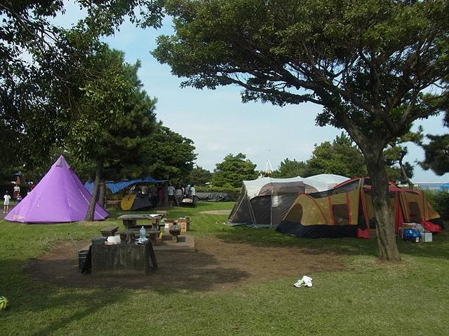 城南島海浜公園キャンプ場（東京都／大田区）