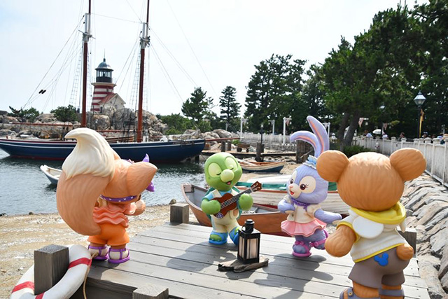 ダッフィーたちのデコレーション/東京ディズニーシー(千葉県/浦安市)