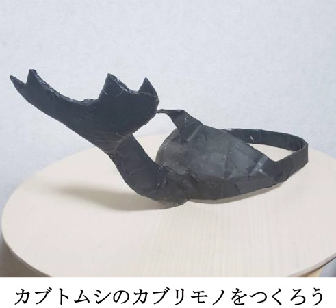 カブトムシのカブリモノをつくろう/六甲高山植物園「しょくぶつ と むし」（兵庫県/神戸市）