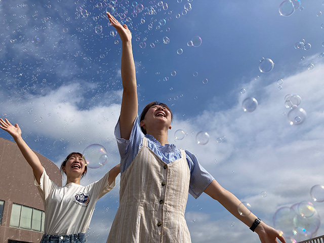「しゃぼん玉タイム」/アクアワールド茨城県大洗水族館（茨城県／大洗町）
