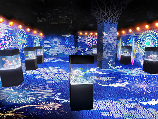 NAKED 花火アクアリウム/マクセル アクアパーク品川（東京都／港区）