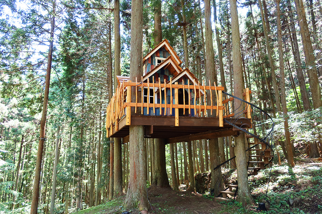 ツリーハウス/ミューの森(山梨県/上野原市)
