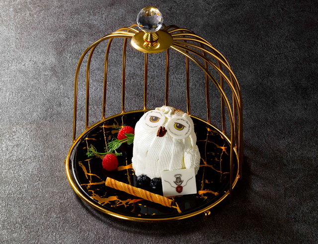 シロフクロウのケーキが可愛いヘドヴィグケーキ 1500円/ワーナー ブラザース スタジオツアー東京 - メイキング・オブ・ハリー・ポッター(東京都/練馬区)