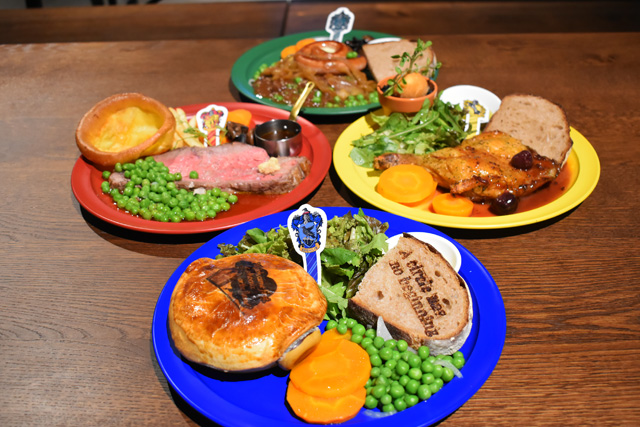 バックロットカフェの料理プレート/ワーナー ブラザース スタジオツアー東京 - メイキング・オブ・ハリー・ポッター(東京都/練馬区)