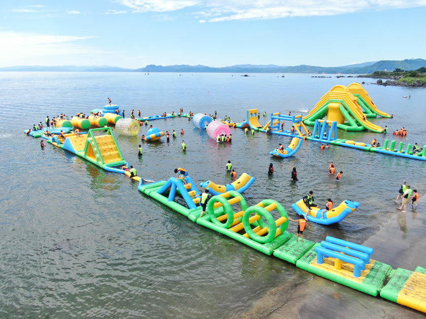 USUマリンアスレチックアトゥイ(有珠海水浴場/北海道伊達市)