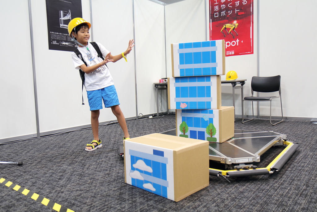 鹿島建設のブース/職業体験EXPO 2023(東京都/渋谷区)