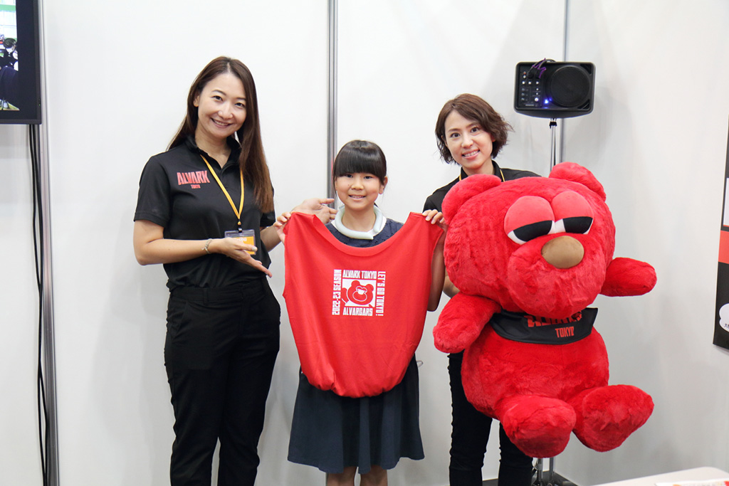 アルバルク東京のブース/職業体験EXPO 2023(東京都/渋谷区)