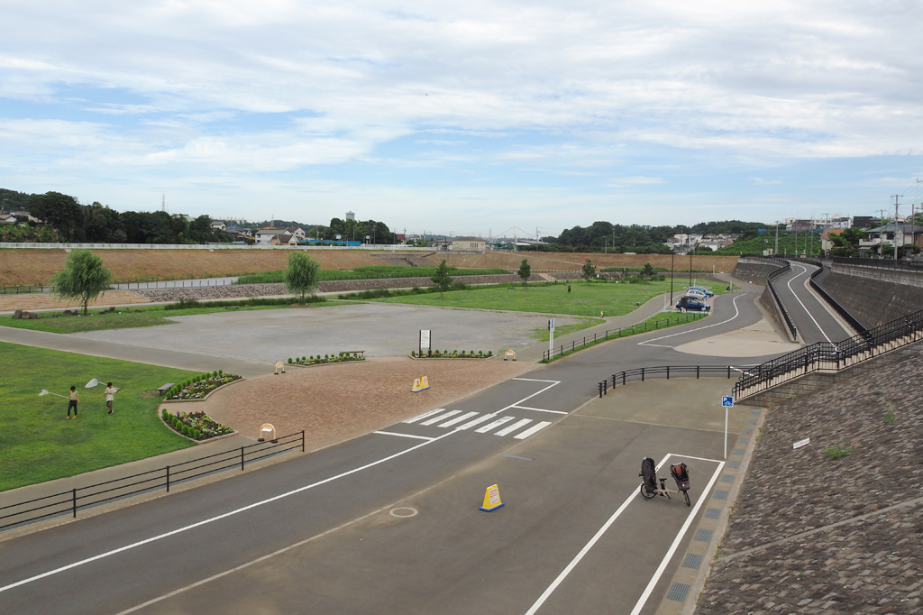 広々とした3つの広場を中心に整備された今田遊水地/境川遊水地公園(神奈川県/横浜市)