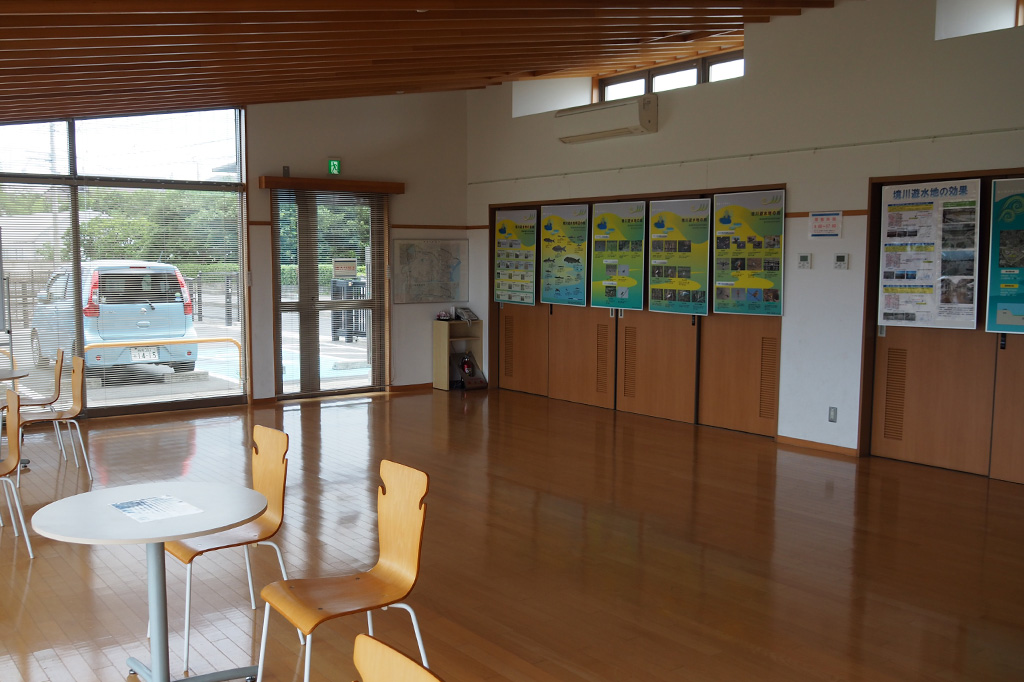 今田管理センターの展示や水槽/境川遊水地公園(神奈川県/横浜市)