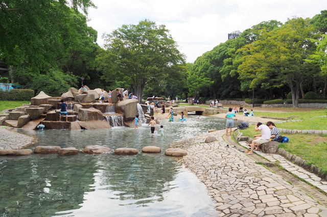 水遊びエリア／平塚市総合公園（神奈川県／平塚市）