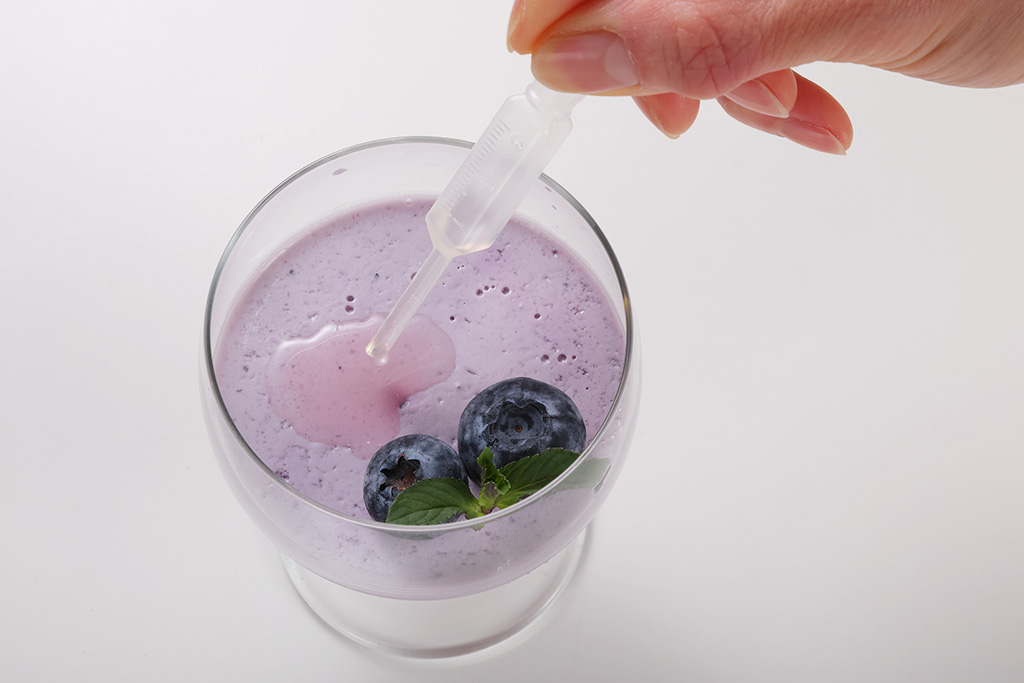 サイエンススイーツ「色が変わるムース」