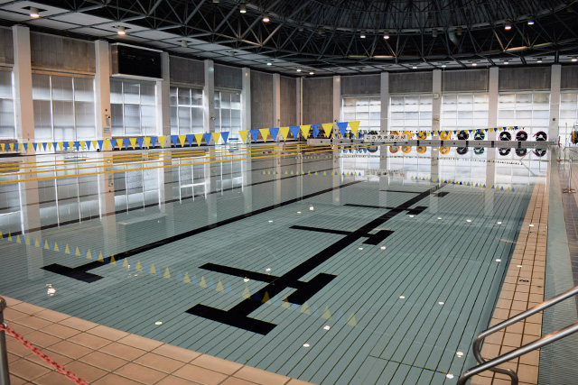 プール棟の中／平塚市総合公園（神奈川県／平塚市）