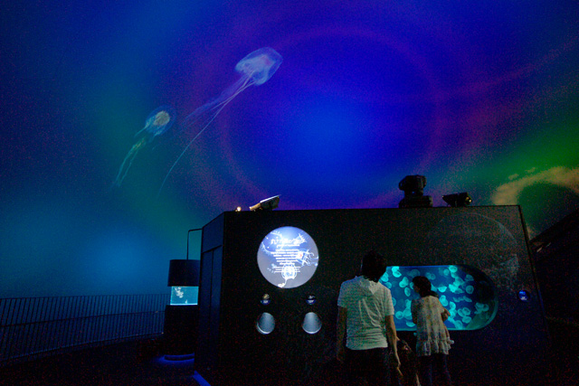 神秘的なクラゲの空間を演出した「クラゲシンフォニードーム」/九十九島水族館海きらら(長崎県/佐世保市)