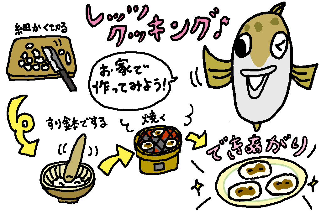 宮城県の特産品「笹かま」