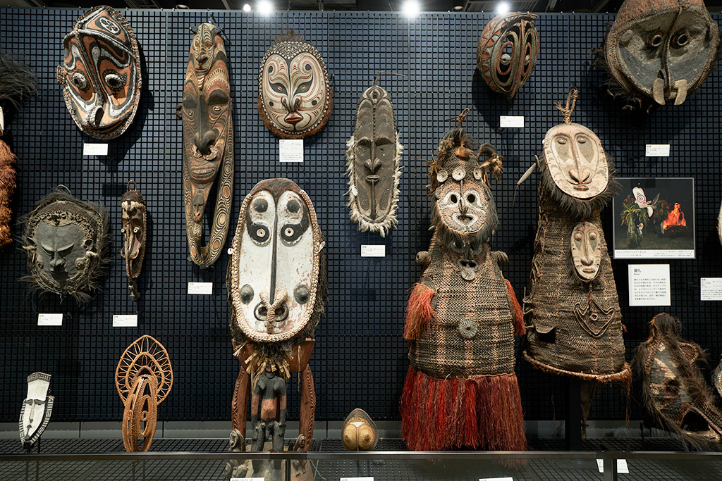 興味深い造形の仮面/国立民族学博物館（大阪府/吹田市）
