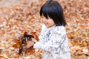 公園での自然遊びのアイデア　木と落ち葉を楽しむネイチャーゲーム