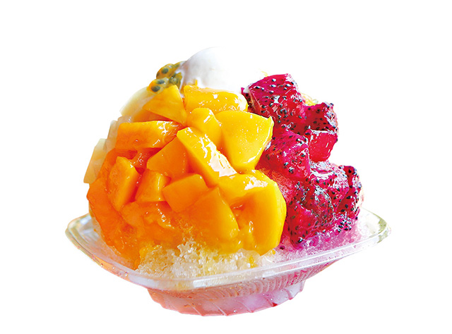 アイスマウンテン（かき氷）トロピカルフルーツ/琉冰 Ryu-pin（沖縄県／恩納村）