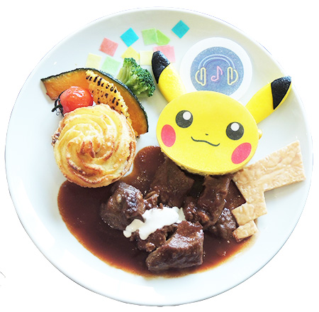 DJピカチュウ アゲアゲ♪ ハロウィーン・パーティプレートセット/ユニバーサル・スタジオ・ジャパン（大阪府/大阪市）