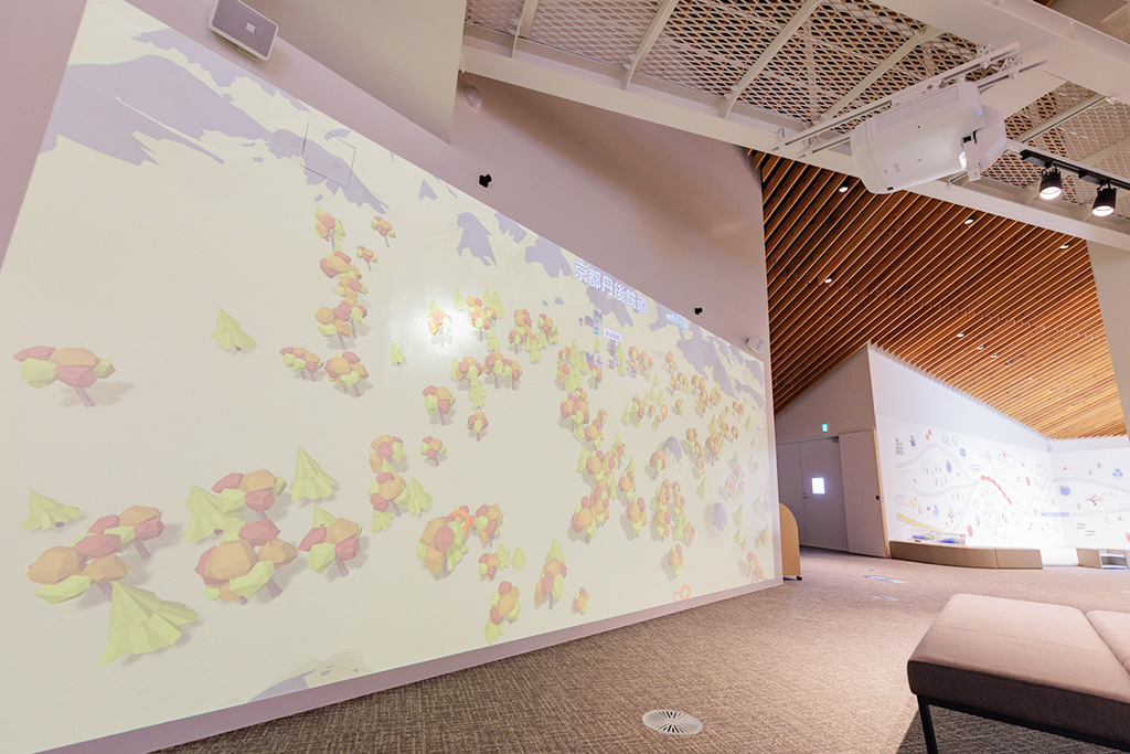 創造性を刺激するインタラクティブウォール/福知山鉄道館フクレル(京都府/福知山市)