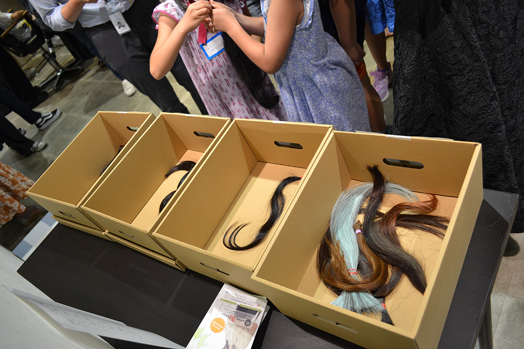 ヘアドネーション/小学生のワークショップ体験