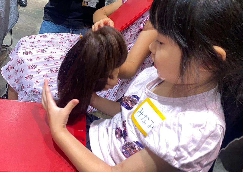 人毛で作られた医療用ウィッグ｜ヘアドネーション/小学生のワークショップ体験