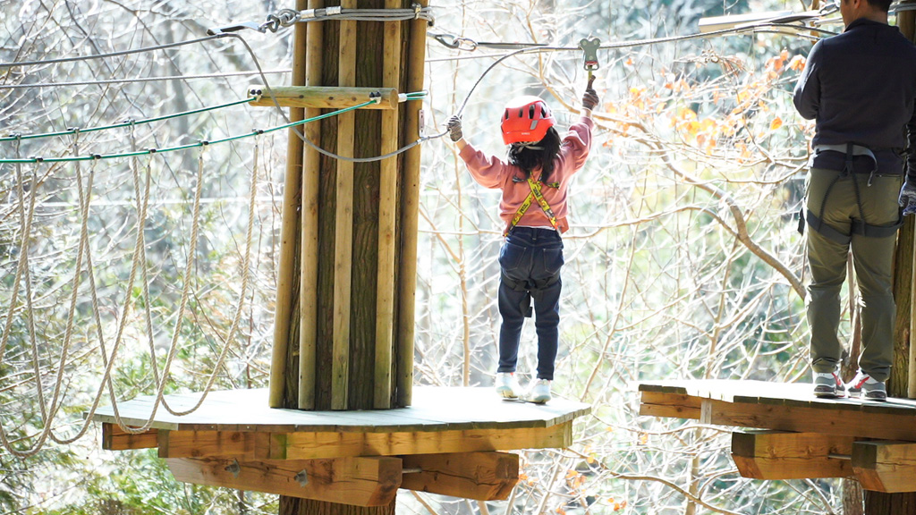 キャノピーコース/フォレストアドベンチャー・つくば(茨城県/つくば市)