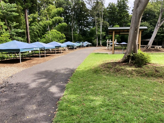 バーベキュー広場／流山市総合運動公園（千葉県）