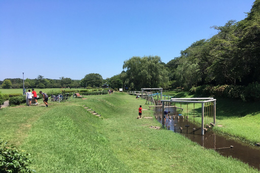 さまざまな方法で渡ってみよう／小山総合公園（栃木県／小山市）