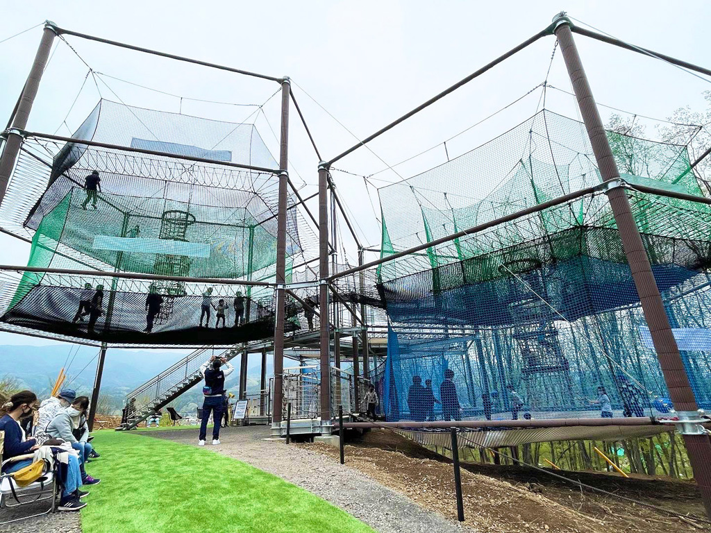 HANETTA全景／空と風のネットアスレチック HANETTA（群馬県／利根郡川場村）